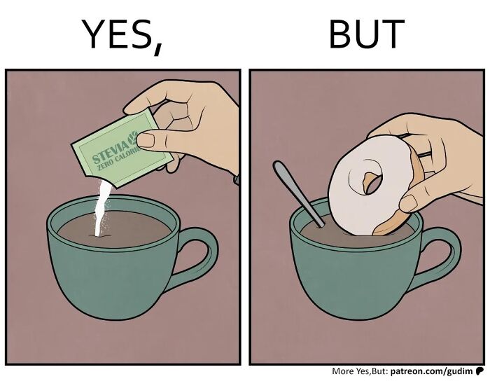 36 Brilliant “Yes, But” Comics By Anton Gudim That Expose The Contradictions Of Modern Life (New Pics)