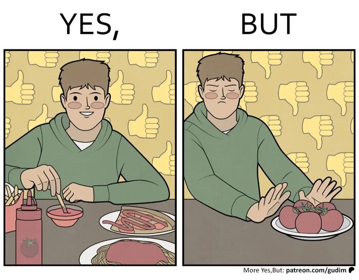 36 Brilliant “Yes, But” Comics By Anton Gudim That Expose The Contradictions Of Modern Life (New Pics)