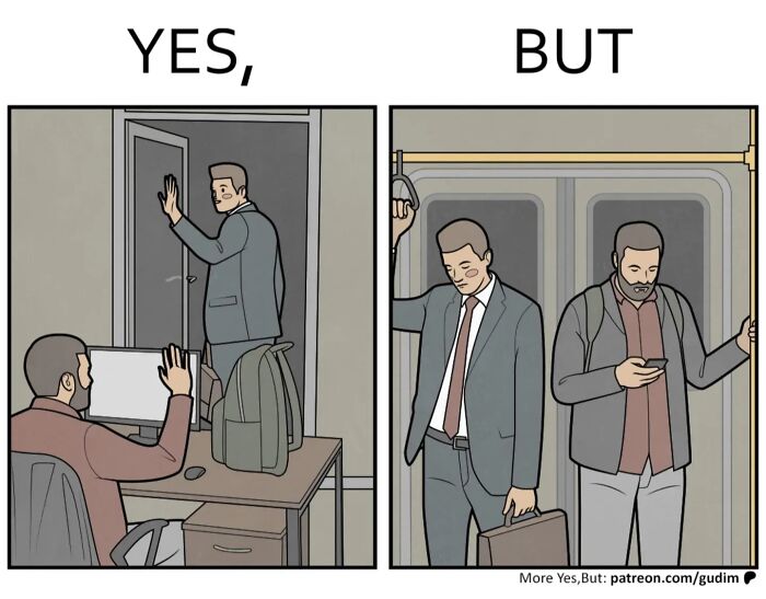 36 Brilliant “Yes, But” Comics By Anton Gudim That Expose The Contradictions Of Modern Life (New Pics)