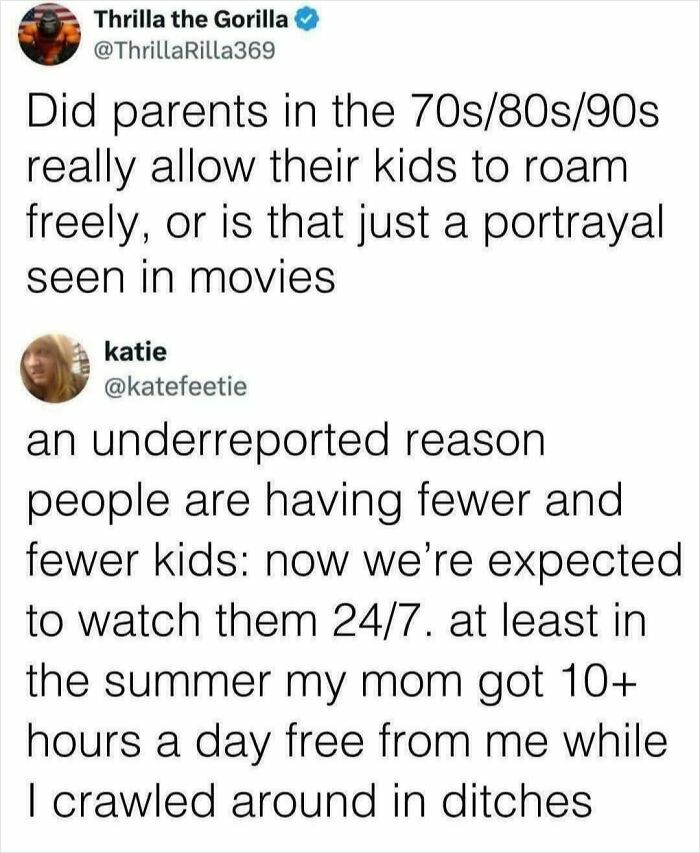 Millennials discuss parenting differences and fewer kids in the 70s 80s 90s
