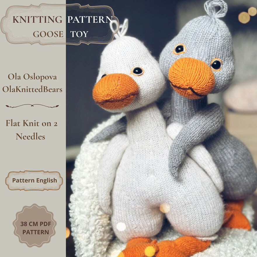 These Knitted Geese Arrive Without Clothes, But Their Story Is Just Beginning ❤️❤️ These Knitted Geese Arrive Without Clothes, But Their Story Is Just Beginning ❤️❤️