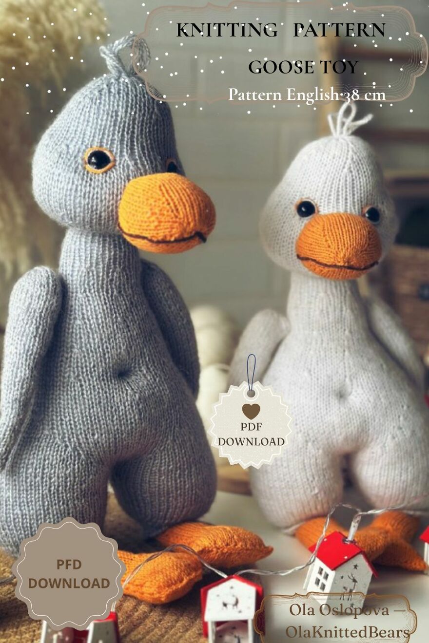 These Knitted Geese Arrive Without Clothes, But Their Story Is Just Beginning ❤️❤️ These Knitted Geese Arrive Without Clothes, But Their Story Is Just Beginning ❤️❤️