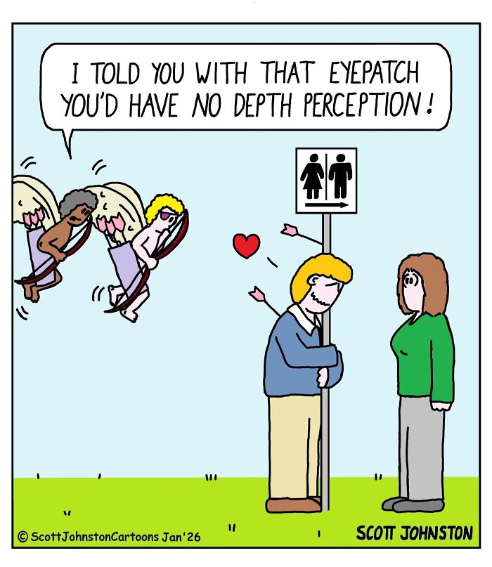 These Single-Panel Comics By Scott Johnston Deliver The Perfect Mix Of Clever Humor And Everyday Absurdity (50 New Pics)
