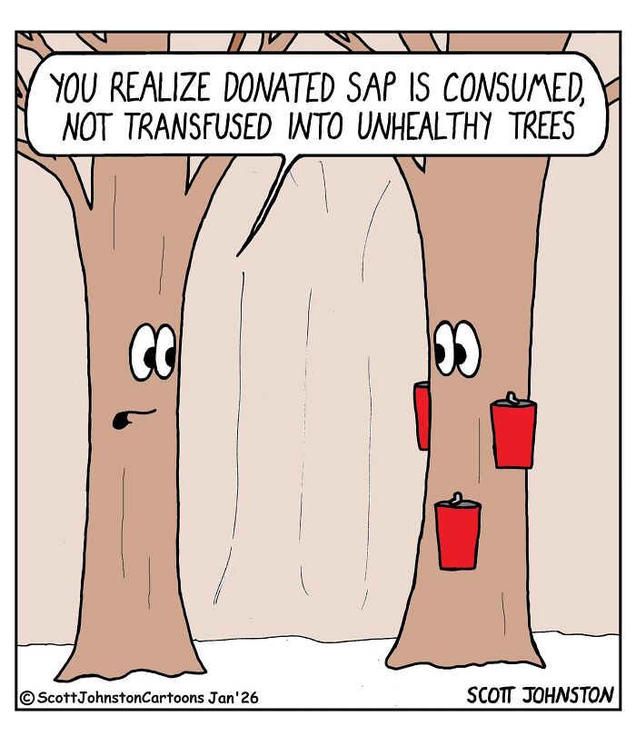 These Single-Panel Comics By Scott Johnston Deliver The Perfect Mix Of Clever Humor And Everyday Absurdity (50 New Pics)