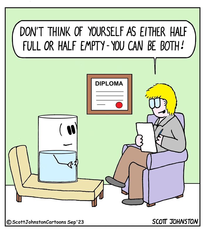 These Single-Panel Comics By Scott Johnston Deliver The Perfect Mix Of Clever Humor And Everyday Absurdity (50 New Pics)