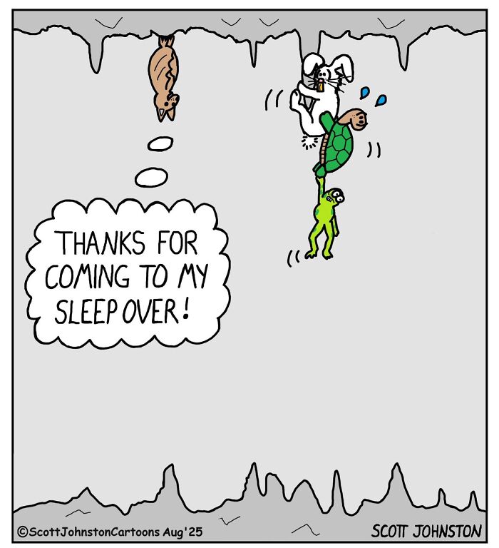 These Single-Panel Comics By Scott Johnston Deliver The Perfect Mix Of Clever Humor And Everyday Absurdity (50 New Pics)