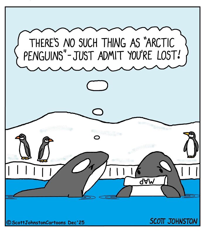 These Single-Panel Comics By Scott Johnston Deliver The Perfect Mix Of Clever Humor And Everyday Absurdity (50 New Pics)