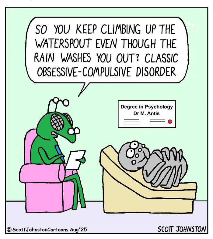 These Single-Panel Comics By Scott Johnston Deliver The Perfect Mix Of Clever Humor And Everyday Absurdity (50 New Pics)
