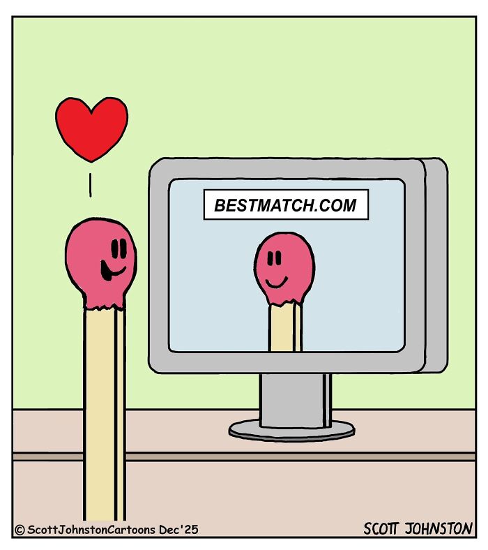 These Single-Panel Comics By Scott Johnston Deliver The Perfect Mix Of Clever Humor And Everyday Absurdity (50 New Pics)