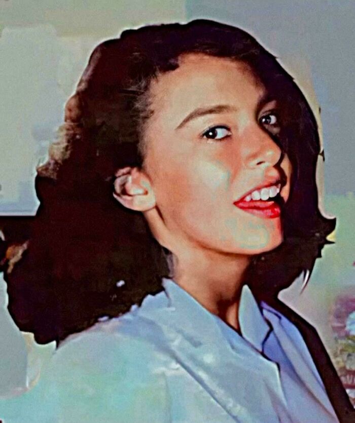 Portrait of a young woman linked to terrifying horror movie stories