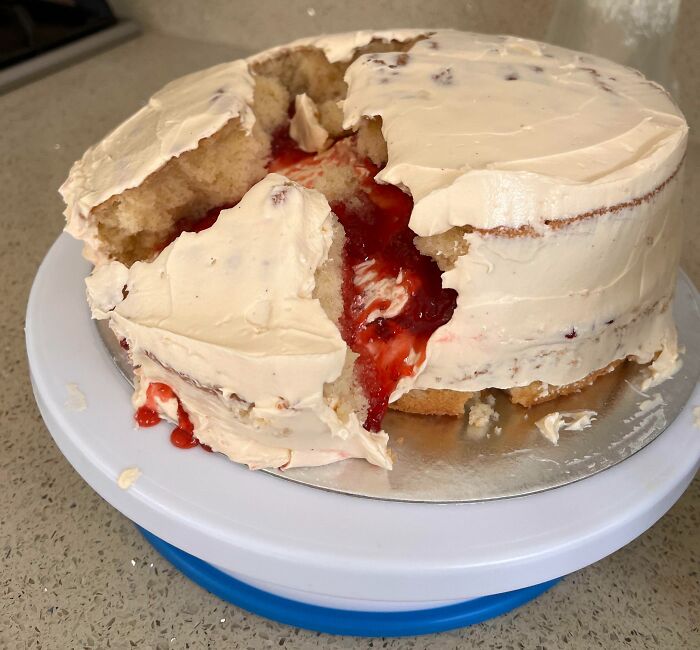 My First (And Probably Last) Cake Ever 