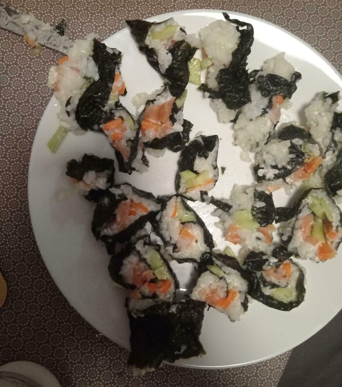 My First Attempt At Making Sushi