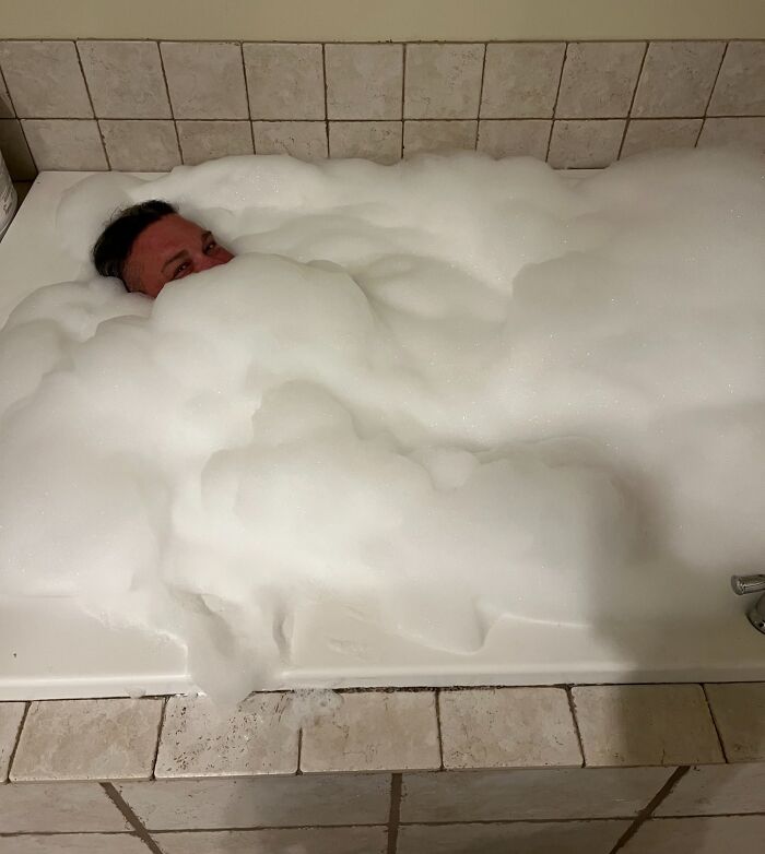 First Bubble Bath In Nearly 35 Years. I Think I Did Something Wrong?