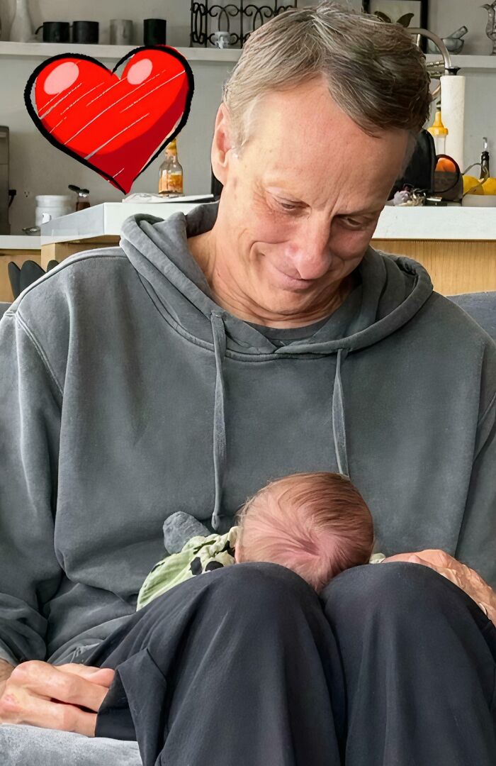 Tony Hawk Meeting His Grandson For The First Time