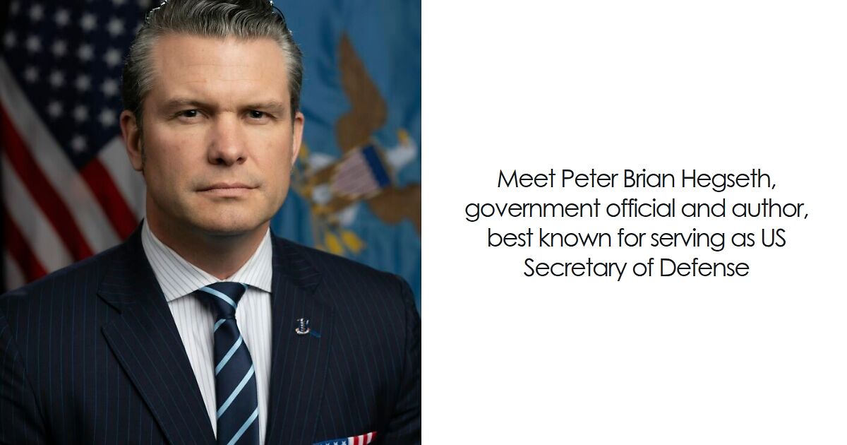 Pete Hegseth: Bio And Career Highlights