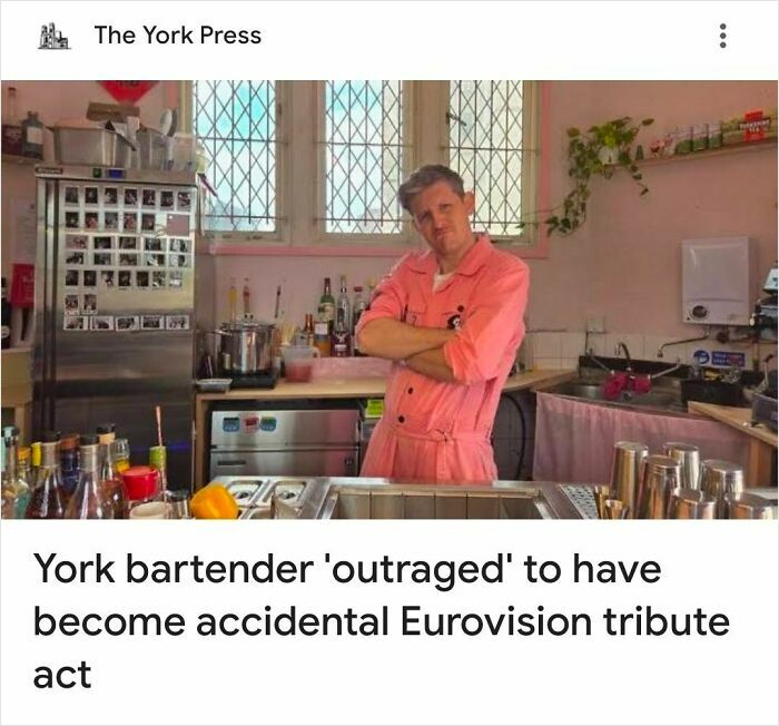 York bartender upset after becoming accidental Eurovision tribute act