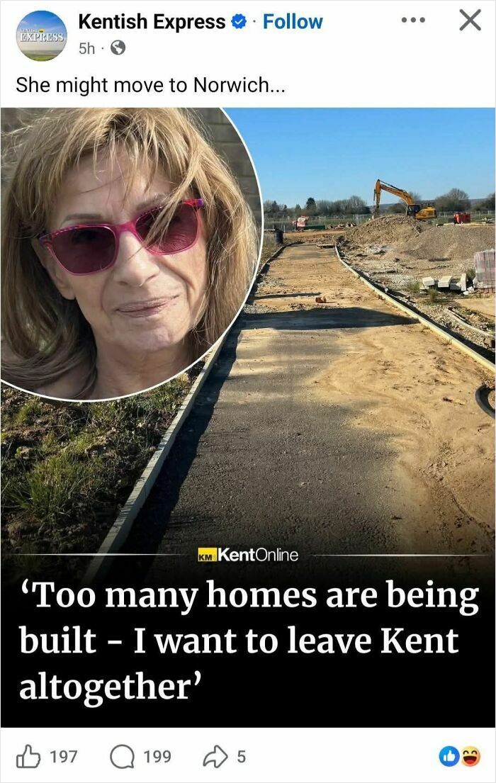 Woman concerned about too many homes being built in Kent