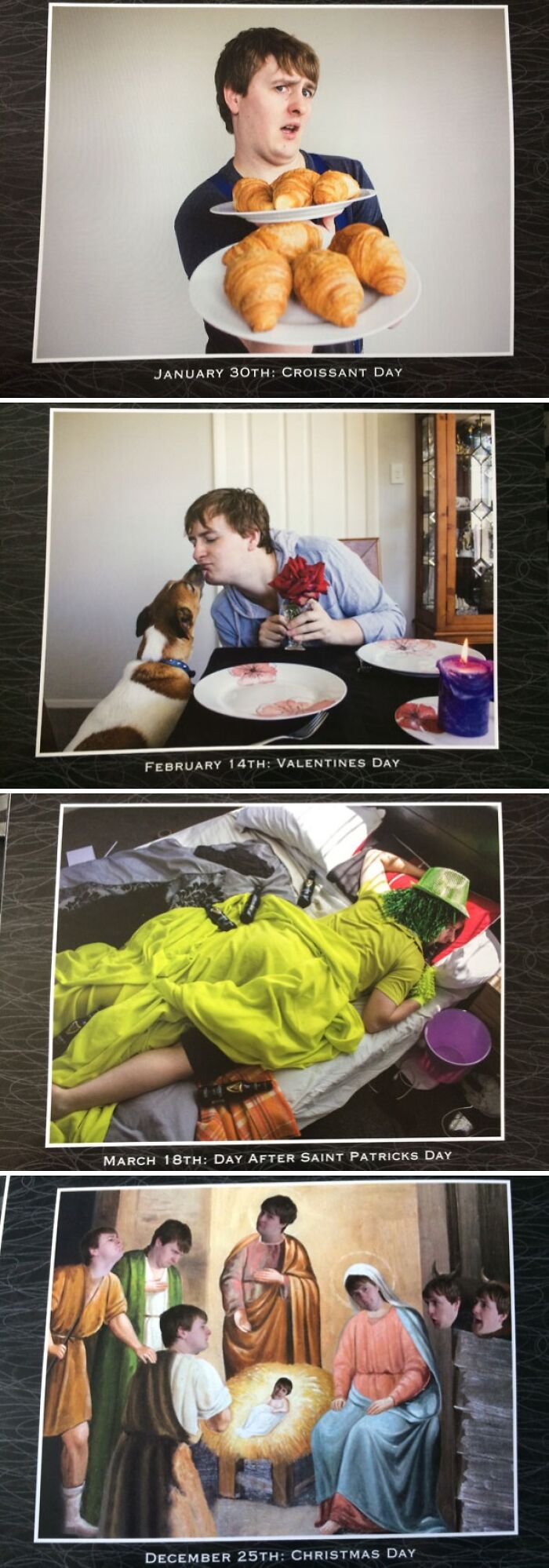 My Brother Never Fails To Disappoint With His Personalised Christmas Gifts - This Year He Made Me A Calendar