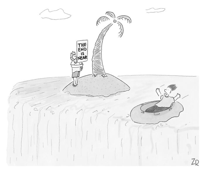 54 Hilariously Absurd Single Panel Cartoons By Zack Rhodes That Perfectly Capture Modern Life