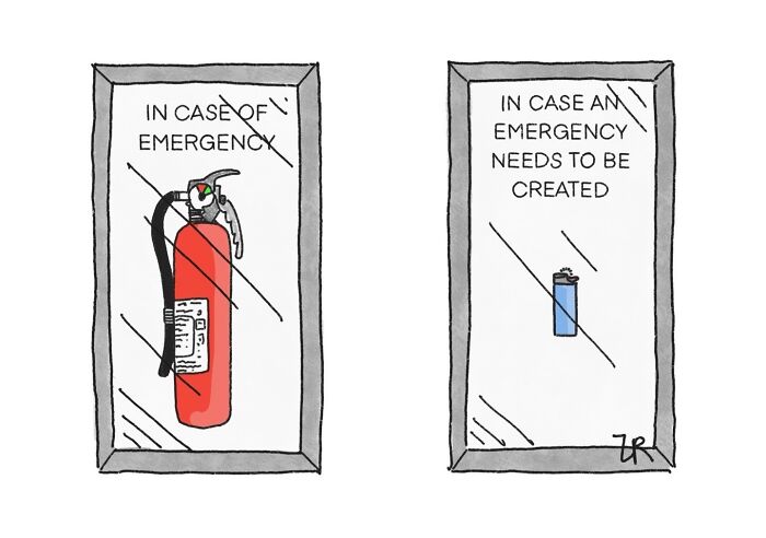 54 Hilariously Absurd Single Panel Cartoons By Zack Rhodes That Perfectly Capture Modern Life