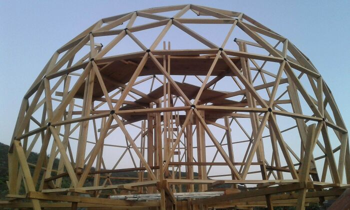 We Thought Building A Wooden Geodesic Dome Would Be A Fun Project