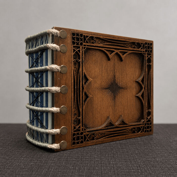 Thanks To Reddit I Got The Opportunity To Make A Prop For The Film Dungeons & Dragons Honour Among Thieves. I Make Wooden Books And The Support I've Had Here Created This Amazing Opportunity