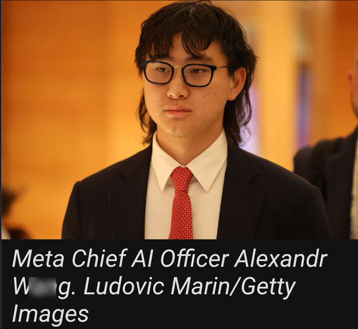 A man with a bad hair day, his hairstyle contributing to a viral moment.