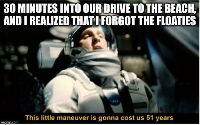 A dad in an astronaut suit meme, expressing the wholesome fun and challenges of being a dad.