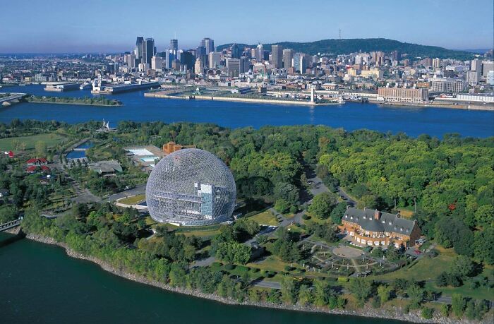 United States Pavilion At World Expo In Montreal, Canada (1965-1967) By Richard Buckminster Fuller