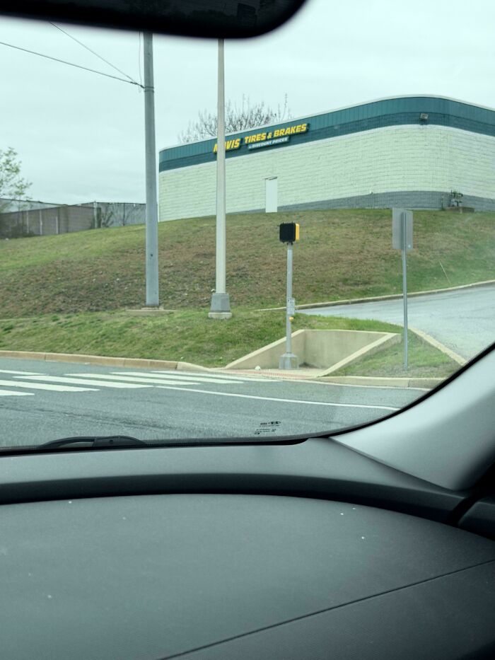 A Crosswalk To A Literal Dead End On The Other Side