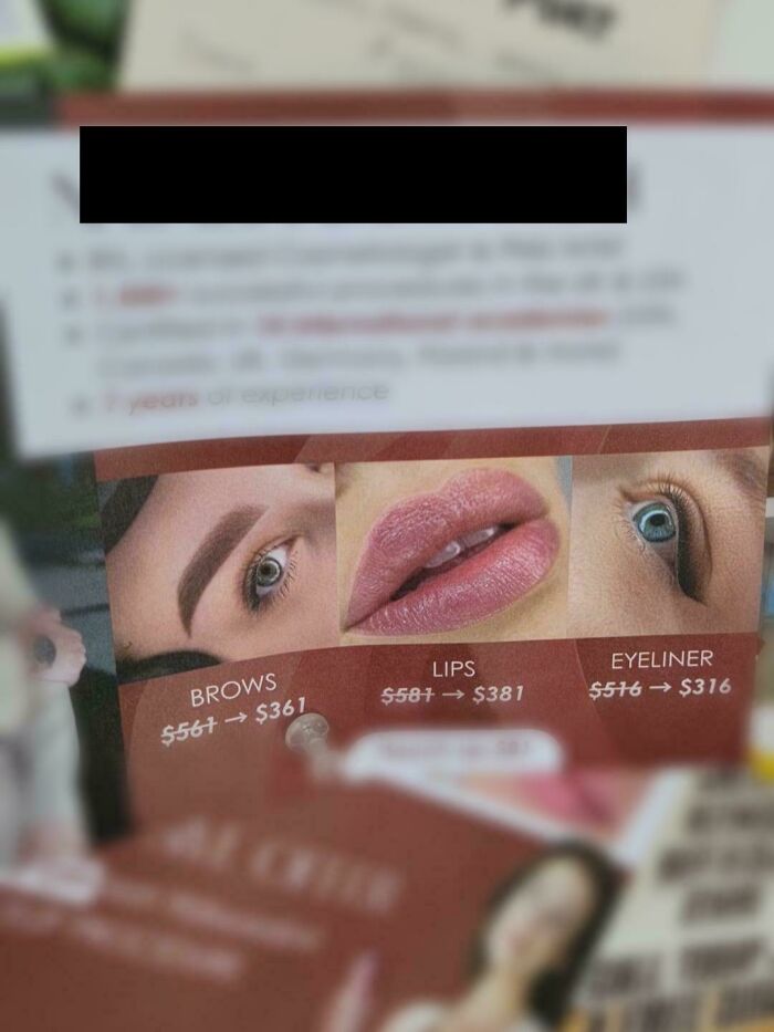 Ad For Cosmetic Enhancements 👁👄👁
