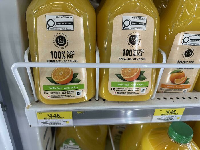 Found In The Wild, 12% Less Orange Juice