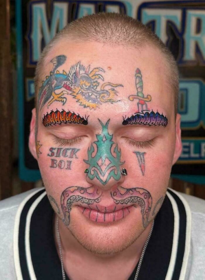 A Lot To Unpack Here. The Caterpillar Eyebrows Aren't Even The Worst Of It
