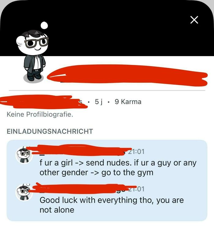 A screenshot of a Reddit chat about Funny Internet Moments and weird internet moments.