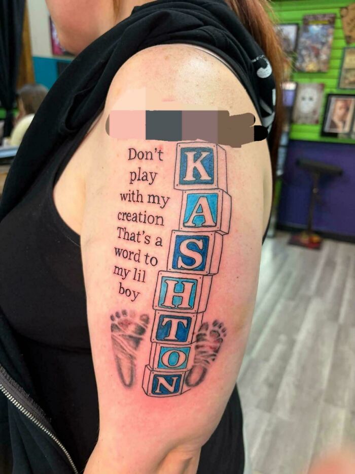 What's Worse, The Tattoo Or The Name?