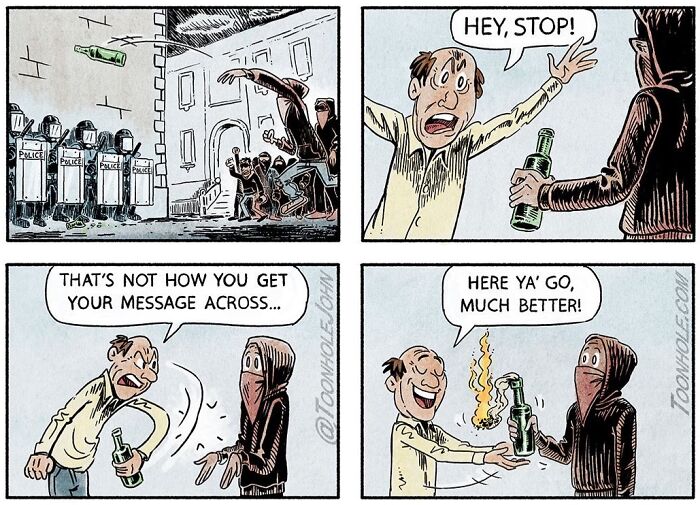 40 Darkly Funny Comics By Toonhole That Take Unexpected Twists And Catch Readers Completely Off Guard