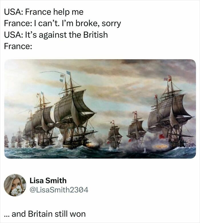 A painting of a naval battle, ships on the water, illustrating historical conflicts and explaining all wars.