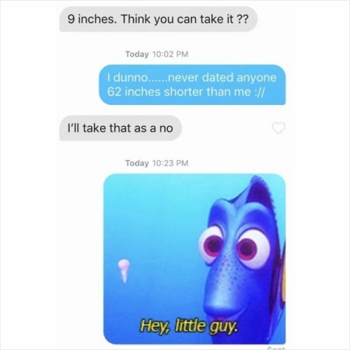 Epic come back from women done being polite, comically deflecting a lewd comment with a height joke.