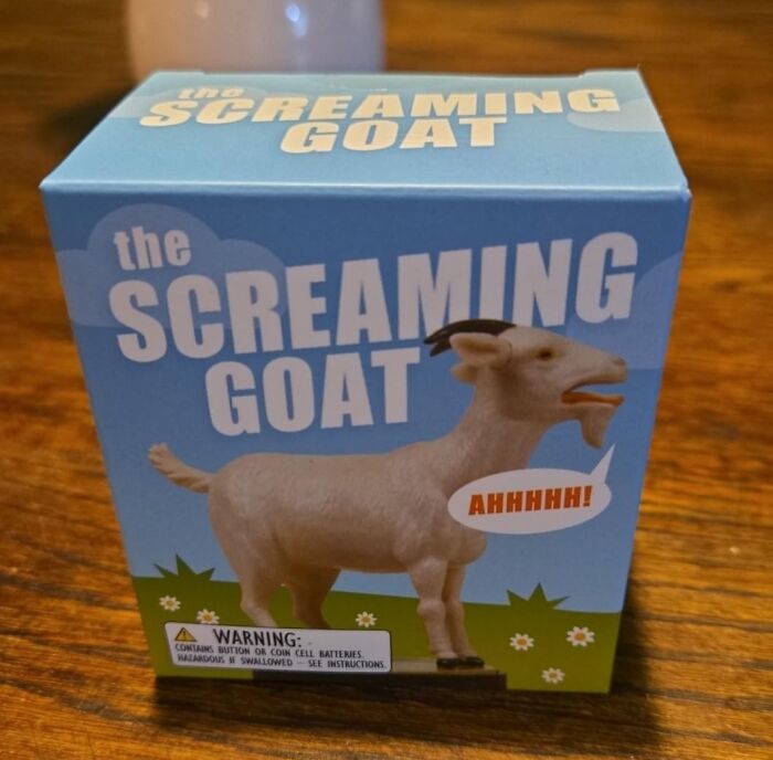The Screaming Goat novelty toy gift for dads
