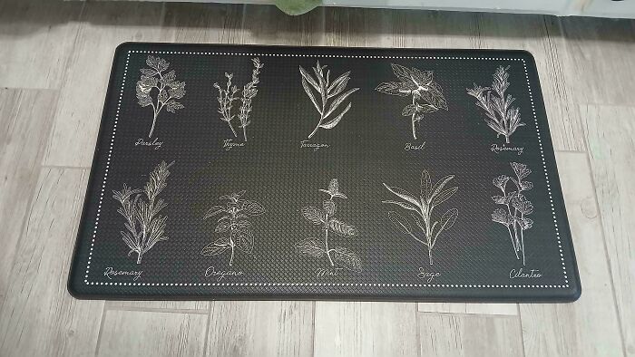 Rosemary Is On My Kitchen Mat Twice. Guess They Couldn't Think Of Another Herb
