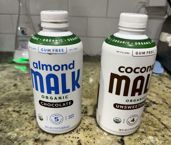 One Of These Is Chocolate Milk And The Other Is Not