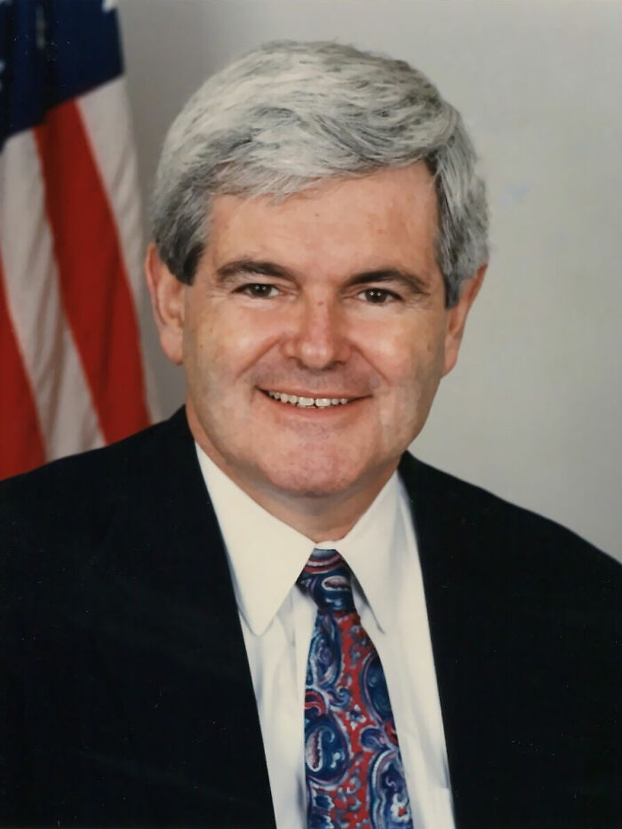 American Historian and Politician Newt Gingrich, 83