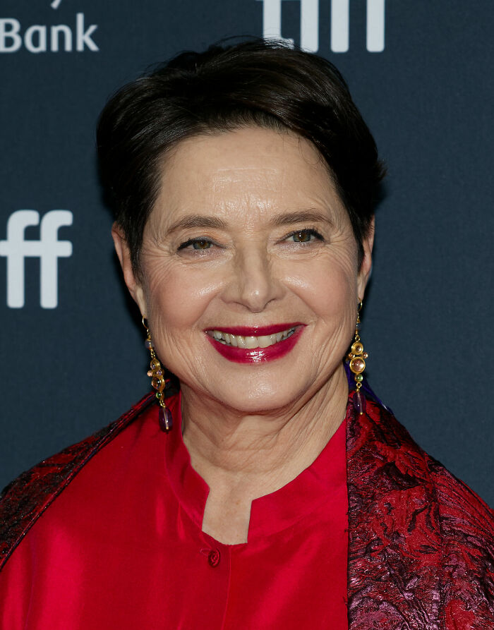 Italian Actress, Director, Producer, and Screenwriter Isabella Rossellini, 74