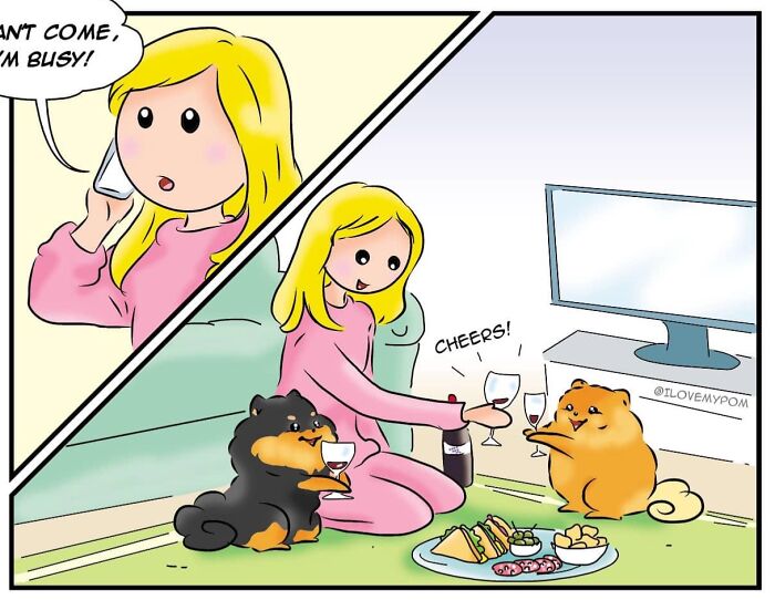 These Hilarious Comics Perfectly Capture What Life Is Like When You’re Obsessed With Pomeranians (40 New Comics)