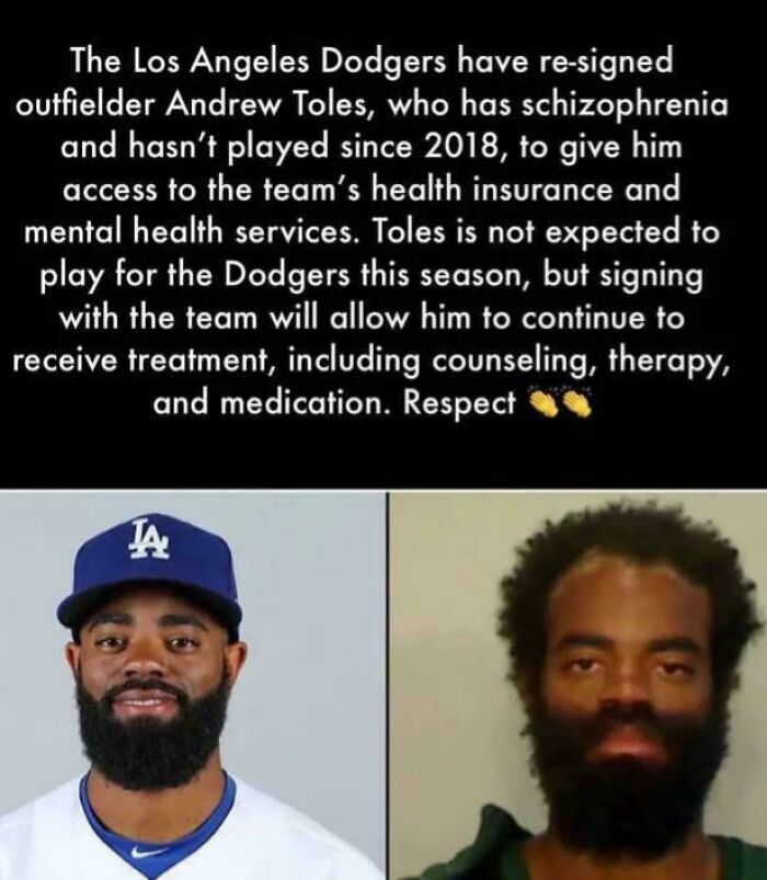 Andrew Toles Hasn’t Played Since 2018, And The Dodgers Re-Signed Him So He Can Keep His Health Insurance And Get Mental Health Care