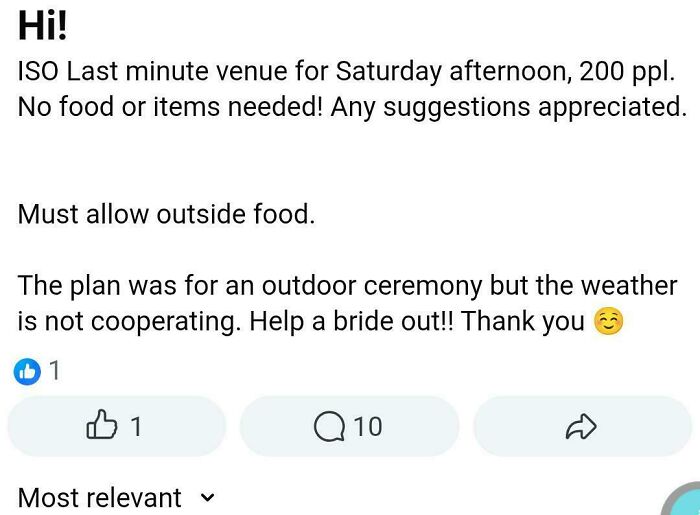 No Rain Plan For 200 Guests 3 Days Out