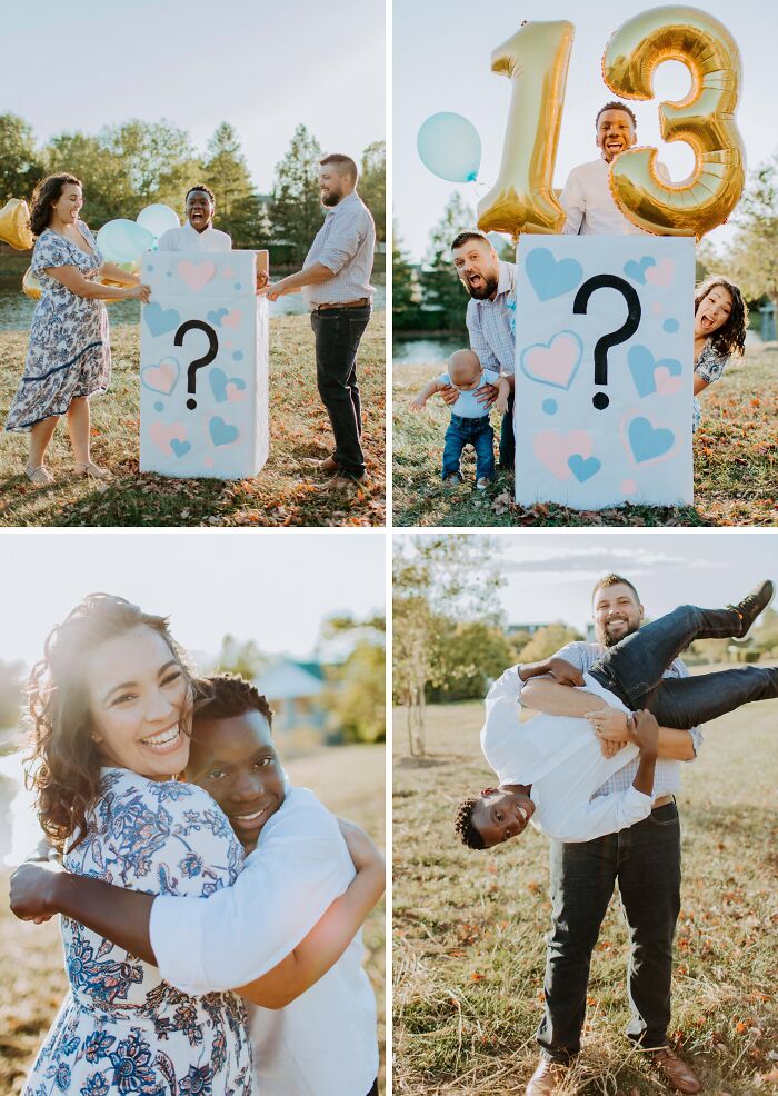 Four-panel image showing a family's journey, celebrating adoption and the joy of becoming a family, highlighting adoption stories.