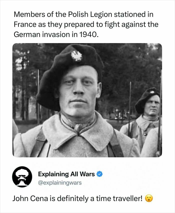 Polish Legion members in France prepare for the German invasion of 1940, showcasing history explaining all wars.