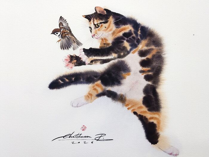 Cat Paintings