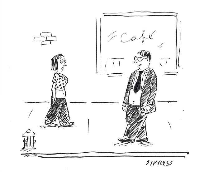 24 New Cartoons By David Sipress That Find The Humor In Life’s Most Awkward Conversations